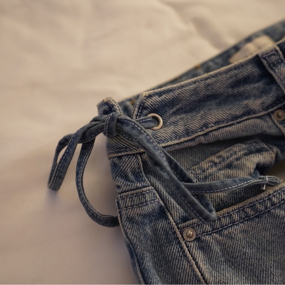 Pacsun Tie Low Rise Jeans - Picture 2 of 4